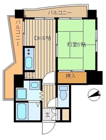 メゾン中川IIの物件間取画像